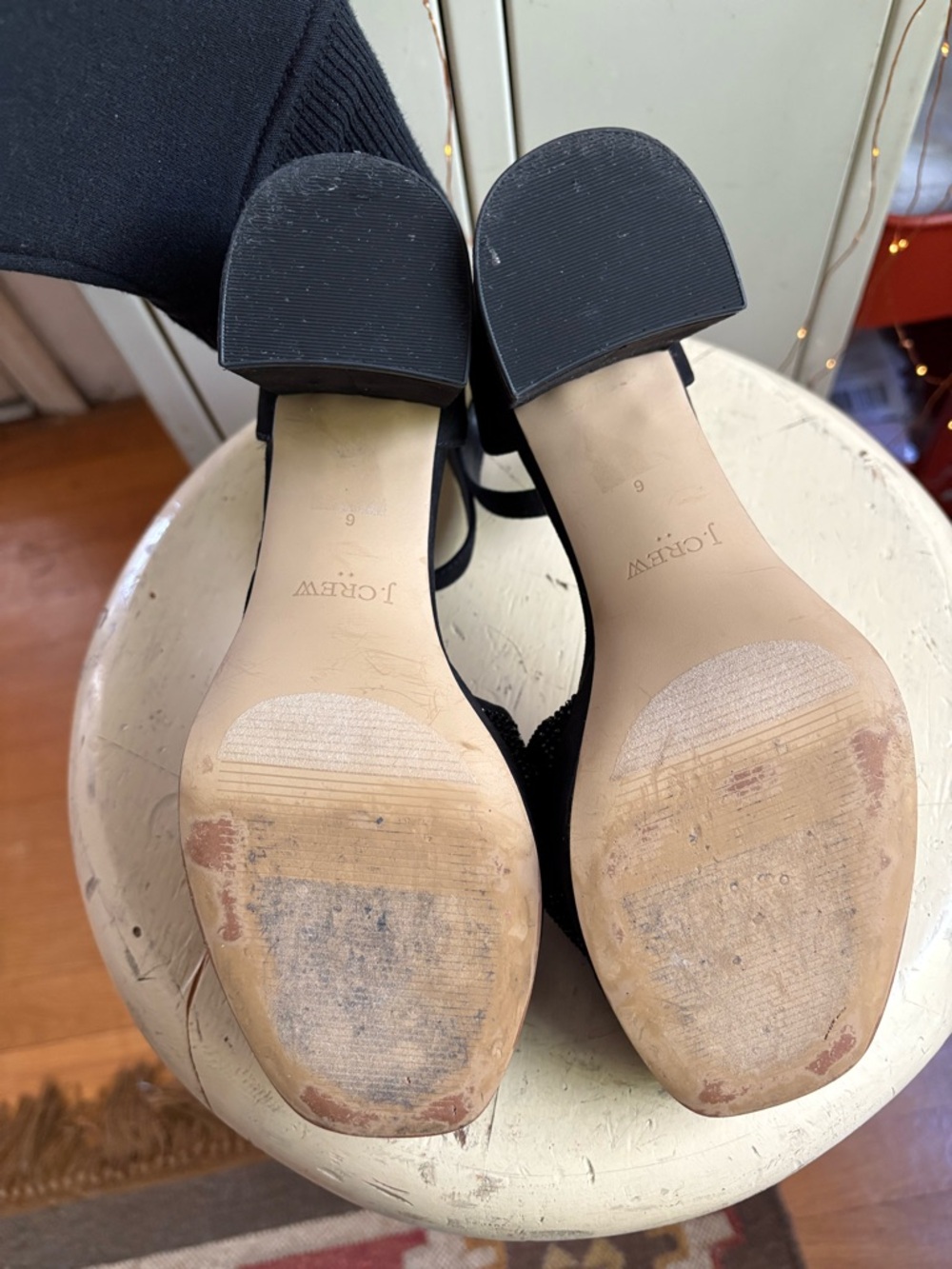 J.Crew Rhinestone Bow Platform  Heels - Picture 13 of 16